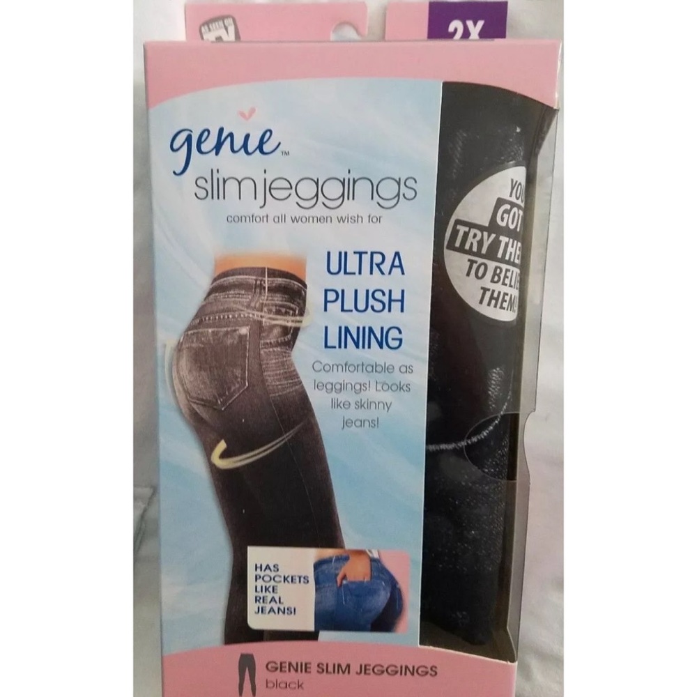 NEW Genie Slim Jeggings 2X As Seen On TV